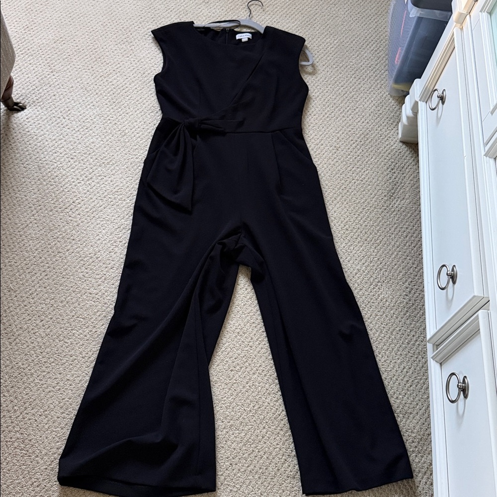 Calvin Klein Black Sleeveless Jumpsuit - Picture 15 of 16